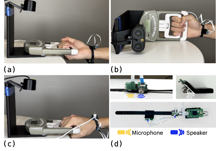 EchoForce: Continuous Wearable Grip Force Estimation with Acoustic Sensing
