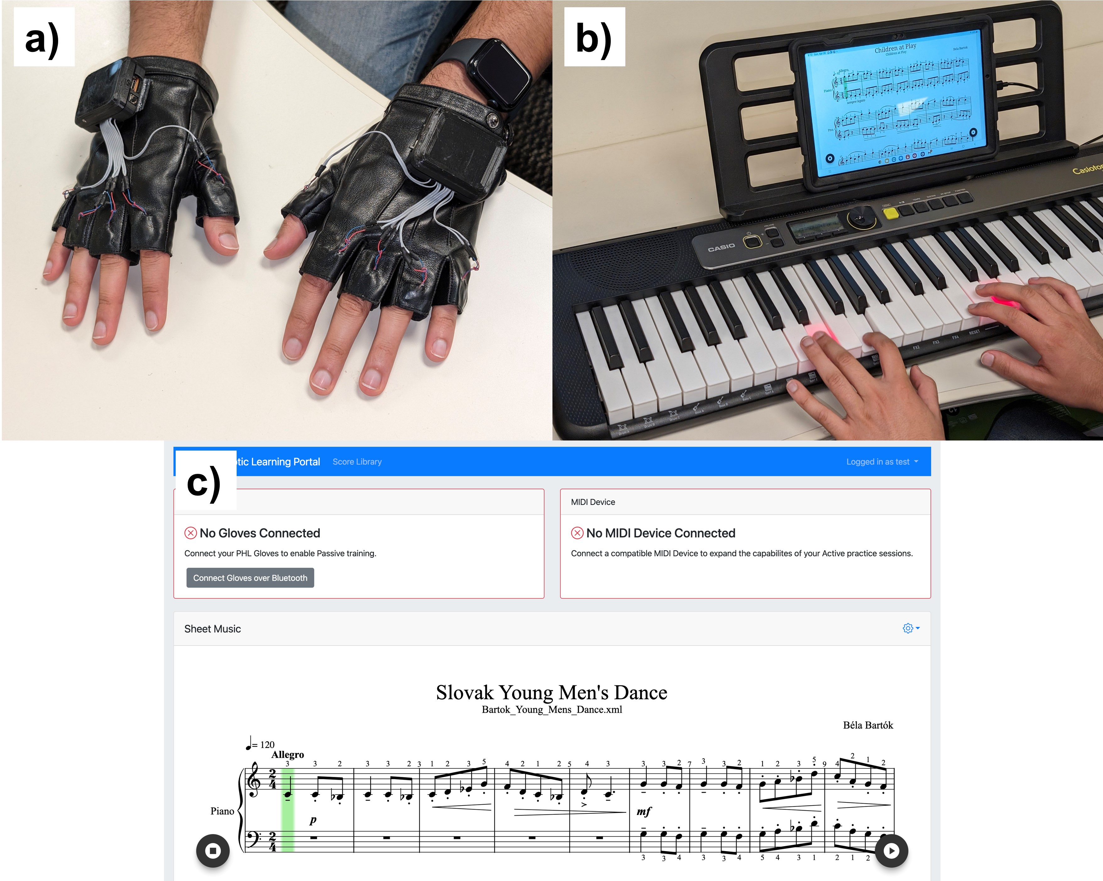 Passive Haptic Rehearsal for Augmented Piano Learning in the Wild